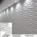 Ver imagem 1 de Forma 3d Gesso Molde Ondas 39x39cm Abs Molde Para Gesso/cimento 3d