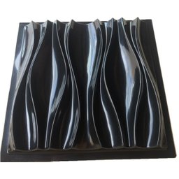Forma 3d Gesso Molde Ondas 39x39cm Abs Molde Para Gesso/cimento 3d - 2