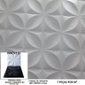 Forma 3D Molde Gesso 3D Floral Petala 39x39cm Abs 1,5mm - 1