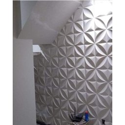 Forma 3D Molde Gesso 3D Floral Petala 39x39cm Abs 1,5mm - 2