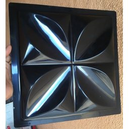 Forma 3d Molde Gesso 3d Floral Petalas 29x29 ABS Gesso Ou Cimento - 3