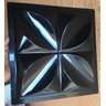 Forma 3d Molde Gesso 3d Floral Petalas 29x29 ABS Gesso Ou Cimento - 3