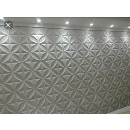 Forma 3d Molde Gesso 3d Floral Petalas 29x29 ABS Gesso Ou Cimento - 5