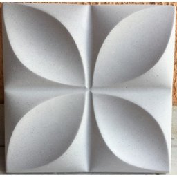 Forma 3d Molde Gesso 3d Floral Petalas 29x29 ABS Gesso Ou Cimento - 2