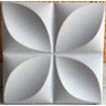 Forma 3d Molde Gesso 3d Floral Petalas 29x29 ABS Gesso Ou Cimento - 2