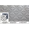 Forma 3d Molde Gesso 3d Floral Petalas 29x29 ABS Gesso Ou Cimento - 1