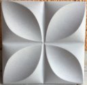 Ver imagem 1 de Forma 3d Molde Gesso 3d Floral Petalas 29x29 ABS Gesso Ou Cimento