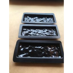 Forma 3d Molde Gesso 3d Tijolinho Rústico 24x8cm Abs Jogo com 10 Formas. - 4