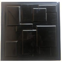 Forma Molde Gesso 3d Mosaico Bloco 40x40cm Abs Gesso Ou Cimento 3d - 2