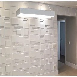 Forma Molde Gesso 3d Mosaico Bloco 40x40cm Abs Gesso Ou Cimento 3d - 4