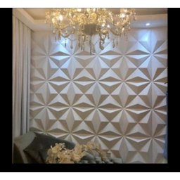 Forma Molde Gesso 3d Colinas 40x40cm ABS Molde Para Gesso ou Cimento - 3