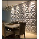 Ver imagem 4 de Forma Molde Gesso 3d Colinas 40x40cm ABS Molde Para Gesso ou Cimento