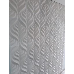 Forma 3d Molde 3d Folha Garden 44x30cm Molde Para Gesso 3d Abs Virgem - 5