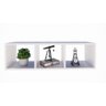 Nicho Triplo 85x24x22 Retangular Grande Branco - 1