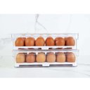 Ver imagem 2 de Kit 4 Organizadores de Geladeira Porta Frutas Legumes Ovos Clear Fresh OU