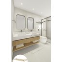 Ver imagem 3 de Toalheiro de Banho Banheiro Hotelaria Triplo 63,1cm Tessalia em Aço Inox Dourado Brilhante Stainless