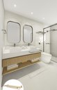 Ver imagem 3 de Toalheiro de Banho Banheiro Hotelaria Triplo 63,1cm Tessalia em Aço Inox Dourado Brilhante Stainless