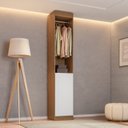Ver imagem 5 de Guarda-Roupa Modulado Roupeiro Closet Sapateira 1 Porta Versatille Yescasa