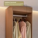 Ver imagem 6 de Guarda-Roupa Modulado Roupeiro Closet Sapateira 1 Porta Versatille Yescasa