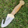 Faca Gaúcha Coreadeira Esfoladeira de Tirar Couro Esfolar Corear em Aço Carbono 1070 Artesanal - 10
