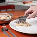 Ver imagem 4 de Pegador de Massa Inox Para Macarrão Universal Servir Salada Taumer