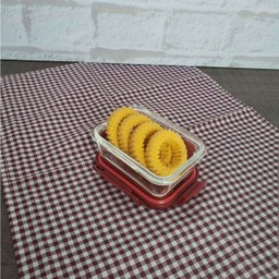 Pote de Vidro Retangular com Tampa Hermética 330ml Sanremo Vermelho - 5