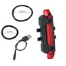 Lanterna Para Bicicleta Traseira Led Vermelho Pisca De Bike - 4