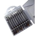 Ver imagem 2 de Kit Pontas Bits Fenda Phillips Imantada Curta Parafusadeira