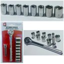 Ver imagem 2 de Chave Catraca Reversivel Soquetes 8Mm Até 15Mm Jogo 10 Peças