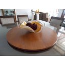 Ver imagem 2 de Prato Giratório Bandeja Decorativa 60cm Amadeirado para Mesa