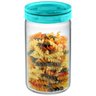 Pote Hermético de Vidro para Mantimentos Cozinha 1L Sanremo Azul - 1