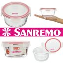 Ver imagem 4 de Kit 6 Potes Vidro Redondos Tampa Hermética Travas 580ml Sanremo