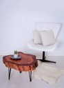Ver imagem 3 de Mesa de Centro Orgânica Rustica Natural D50cm