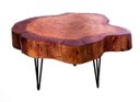 Ver imagem 1 de Mesa de Centro Orgânica Rustica Natural D50cm