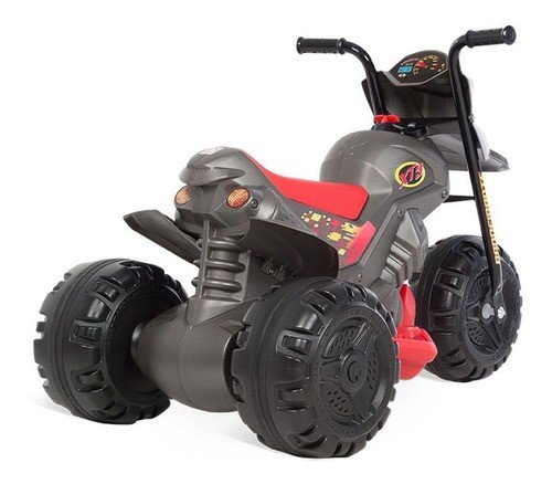 Moto Elétrica Infantil Super Moto Elétrica GP Grafite 6v - Bandeirante