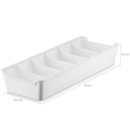 Organizador De Gavetas G Colmeia Com 6 Divisórias Multiuso UZ Branco - 2