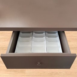 Organizador De Gavetas G Colmeia Com 6 Divisórias Multiuso UZ Branco - 3