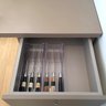 Organizador De Gaveta Divisor Porta Facas Talheres Cozinha UZ Transparente - 5
