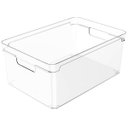 Ver imagem 1 de Caixa Organizadora Empilhável Transparente Cozinha OU 30x20x13cm Brinquedos