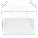 Ver imagem 4 de Organizador Empilhável Caixa Organizadora Closet 37x15x13cm Clear Natural