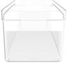 Organizador Empilhável Caixa Organizadora Closet 37x15x13cm Clear Natural - 4