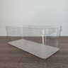 Organizador Empilhável Caixa Organizadora Closet 37x15x13cm Clear Natural - 5