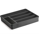 Ver imagem 1 de Porta Talheres Organizador Multiuso de Gaveta Separador Divisor Uz Preto