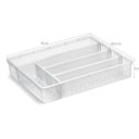 Ver imagem 3 de Porta Talheres Organizador Multiuso de Gaveta Separador Divisor Uz Transparente