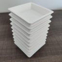 Ver imagem 6 de Kit 10 Molheiras Porta Molho Shoyu 50ml Utensilio Japonês Sushi Uno Coza Branco