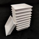 Ver imagem 4 de Kit 10 Molheiras Porta Molho Shoyu 50ml Utensilio Japonês Sushi Uno Coza Branco