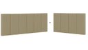 Ver imagem 2 de Cabeceira em L para Cama Box Solteiro Proteção Lateral Estofada - Caramelo Suede