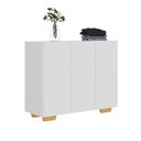 Ver imagem 2 de Armário Lavanderia com 3 Portas 90 cm Multimóveis MP5034 Branco/Natural