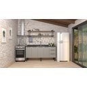 Ver imagem 4 de Gabinete Armário Cozinha Jupter Cozimax 2.00 Mt 100% Aço P/ Pia -balção 200 Cm -4 Portas- 3 Gavetas