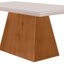 Ver imagem 2 de Mesa para Sala de Jantar Aida 120cm em Mdf e Vidro